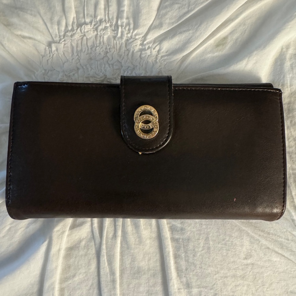 BVLGARI leather wallet